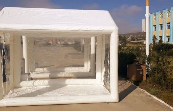 ОБЕГ-ын Үндэсний аврах бригад ариутгал халдваргүйжүүлэлтийн иж бүрэн майхантай боллоо