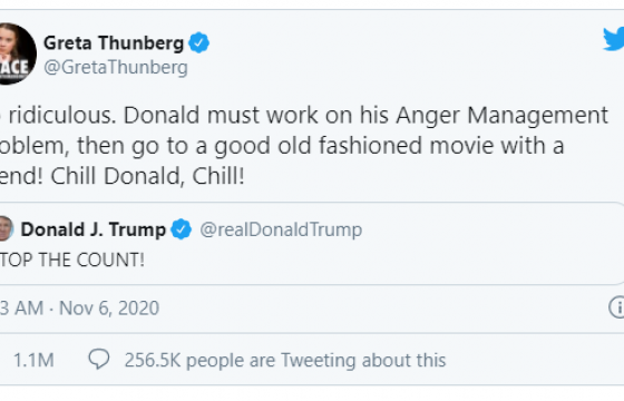 Грета Тунберг Д.Трампад хариу барив 