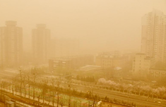 Монголд дэгдсэн шуурга Бээжин хотыг “дайрчээ”