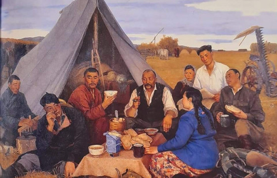 Монголын дүрслэх урлагийн сор бүтээлүүдээс толилуулж байна