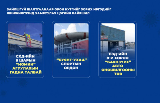ТАНИЛЦ: Зайлшгүй шалтгаанаар орон нутаг руу зорчих иргэдийн шинжилгээ өгөх байршлууд