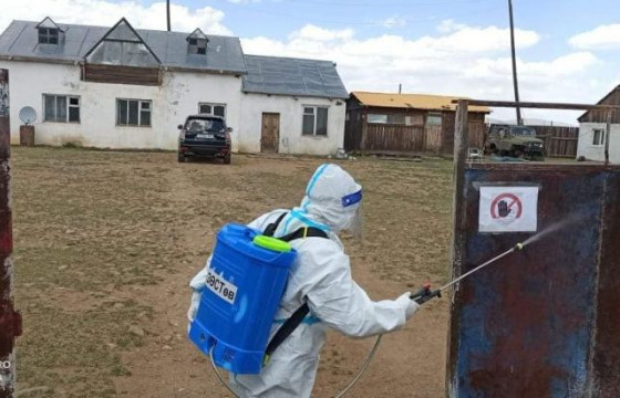 Архангай аймгийн Өлзийт сумын голомтод эцсийн халдваргүйжүүлэлтийг хийлээ