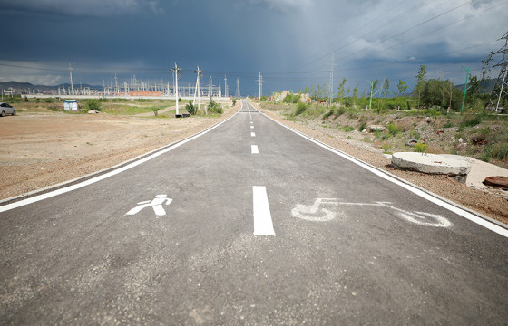 Зургаан байршилд 16.3 км дугуйн зам тавьж байна