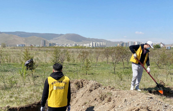 И-Март сүлжээ дэлгүүрийн хамт олон Үндэсний соёл амралтын хүрээлэнд мод тарилаа