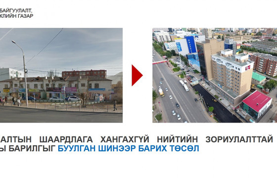 Ашиглалтын шаардлага хангахгүй нийтийн орон сууцыг буулган, шинээр барьж байна