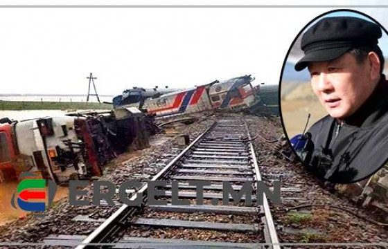 Л.ХАЛТАР: Борооны усанд галт тэрэгний зам урсаж, ЕСӨН вагон унасан