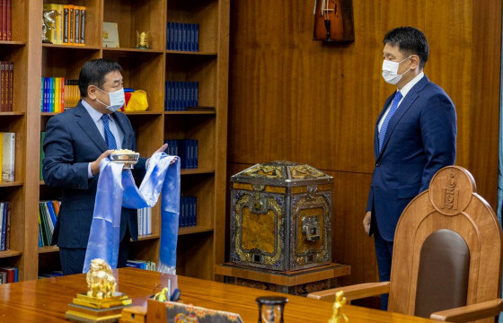 АН-ын бүлгийн гишүүд Ерөнхийлөгчид бараалхав