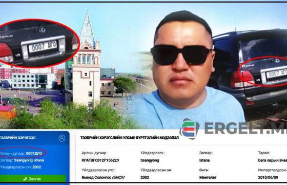 ЗАМЫН-ҮҮД ДЭХ ЗАМЫН ЦАГДААГИЙН ТАСГИЙН ДАРГА, ЦАГДААГИЙН ХОШУУЧ Х.УРАНБАЯР ОРЛОГОО НУУН ДАРАГДУУЛЖ, АВЛИГЫН МӨНГӨӨРӨӨ АВТОМАШИН АВСАН УУ