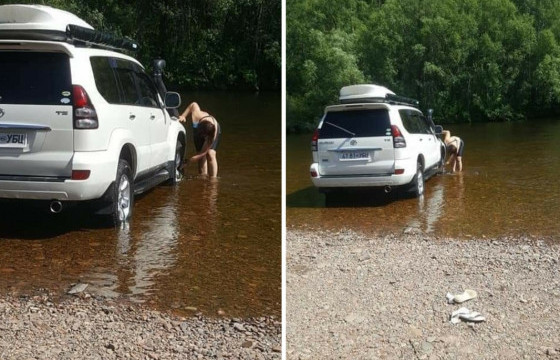 Голд машинаа угаасан жолоочийн дүү: Манай эгч 200 мянган төгрөгөөр торгуулсан. Хүн шалбааганд машинаа угааж болохгүй юу