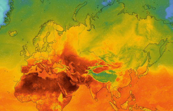 Газар дундын тэнгис, Африкийн орнуудаар 44-48 хэм хүрч, халж байна
