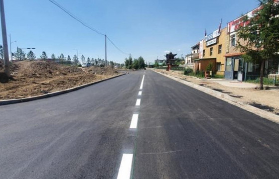 Яармагийн 0.8 километр замын ажил 85 хувьтай байна