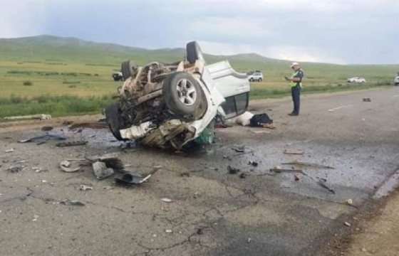 Говьсүмбэр аймагт зам тээврийн ноцтой осол гарчээ