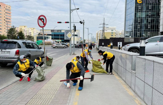 Имартынхан нийтийн эзэмшлийн гудамж талбайг цэвэрлэлээ