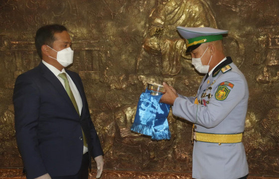 Хилийн 0168 дугаар ангийн захирагч Я.Түвшинбаатар хурандаа цол олгожээ