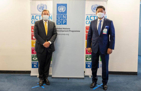 Ерөнхийлөгч У.Хүрэлсүх НҮБ-ын Хөгжлийн хөтөлбөрийн захирагч Аким Штайнертай хамтын ажиллагааны талаар ярилцжээ