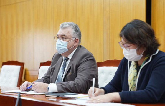 Шадар сайд ДЭМБ-ын Монгол дахь суурин төлөөлөгч Сергей Диордицаг хүлээн авч, уулзлаа