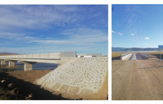 Орхон голын Онгоцтойн амны 220 метр гүүр ашиглалтад орлоо