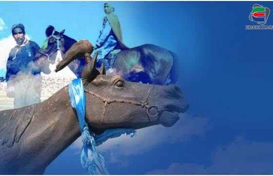 Тэнгэрийн хүлэг, газрын домог Х.Сүрэнхорын хээр азарга