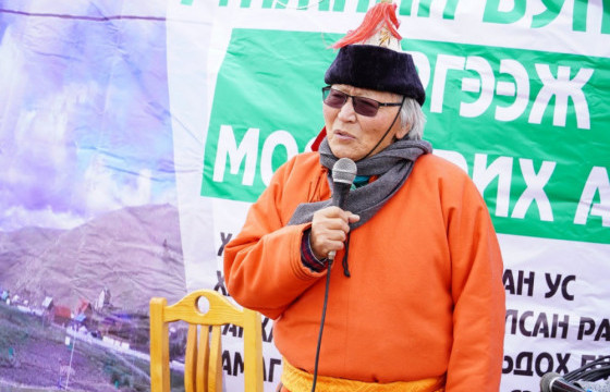 Зохиолч Ч.Галсан сая дахь модоо суулгалаа  