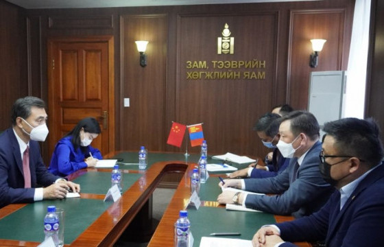 БНХАУ-ын Элчин сайд Цай Вэньруйг хүлээн авч уулзлаа