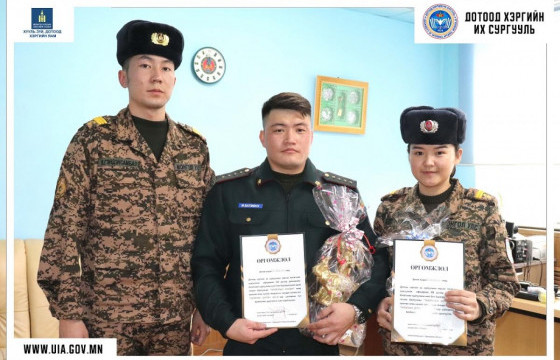 Ахлагчийн сургуулийн бие бүрэлдэхүүний дунд “Талархлын шуудан” аяныг зохион байгууллаа