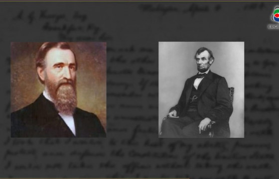 Абрахам Линкольны Альберт Ходжест хаягласан захидал