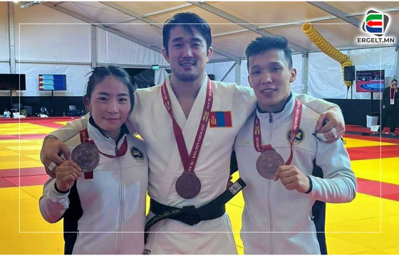 Монголын жүдочид “Тель-Авив-2022” тэмцээнээс гурван хүрэл медаль хүртлээ