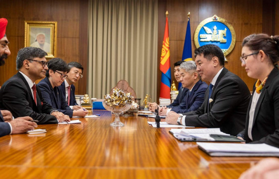 Ерөнхийлөгч У.Хүрэлсүх Энэтхэгийн ҮАБ хариуцсан орлогч зөвлөхтэй уулзлаа