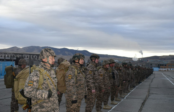 Явган маршийн явцад дөрвөн цэгт үүрэг гүйцэтгэлээ