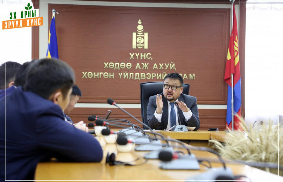 ХХААХҮ-ийн сайд З.Мэндсайхан аж ахуйн нэгжүүдийн төлөөллийг хүлээн авч уулзлаа