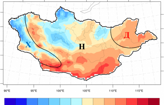ЦАГ АГААР: Тавдугаар сард ихэнх нутгаар олон жилийн дунджаас хүйтэн байна