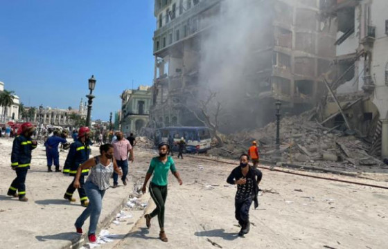 Кубын нийслэл хотын төвд дэлбэрэлт болж, 30 гаруй хүн амиа алджээ