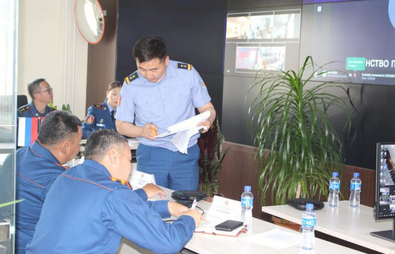 ОХУ-ын Онцгой байдлын яамтай хамтарсан штабын дадлага сургуулийг цахимаар зохион байгуулжээ