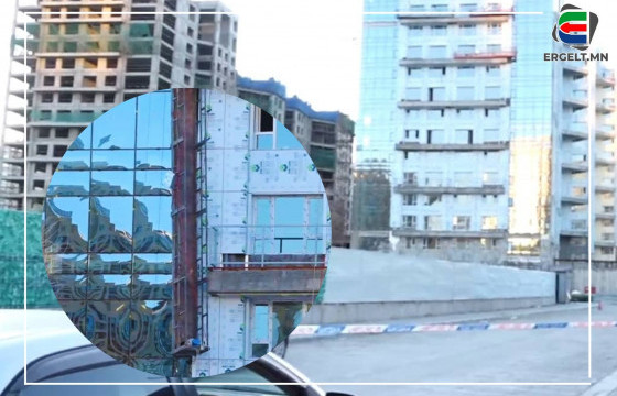 Б.БААТАРХҮҮ: Зургаан давхарт шилэн фасад хийж байсан хоёр иргэн унаж, нэг нь нас барсан