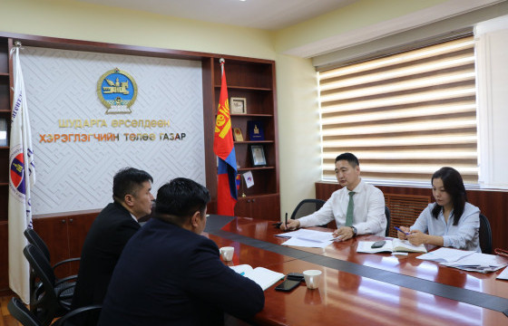 ШӨХТГ-аас  “АЭРОМОНГОЛИА” компанийн төлөөлөлтэй уулзлаа