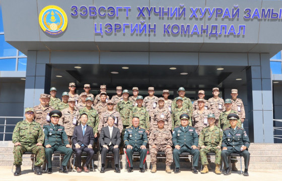  Зэвсэгт хүчний инженерүүдийг сургах зорилготой, Монгол-Японы хамтарсан сургалт эхэллээ