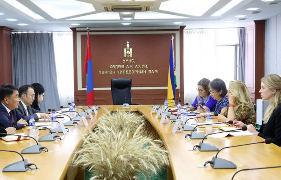 Европын холбооноос Монгол Улсад суух онц бөгөөд бүрэн эрхт Элчин сайдыг хүлээн авч уулзлаа