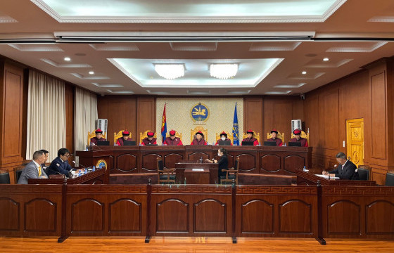 МОНГОЛ УЛСЫН ҮНДСЭН ХУУЛИЙН ЦЭЦИЙН  ИХ СУУДЛЫН ХУРАЛДААН БОЛОВ