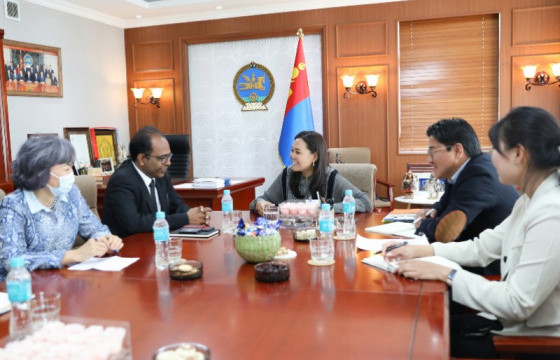 НҮБ-ын төлөөлөгч Винод Ахужаг хүлээн авч уулзлаа