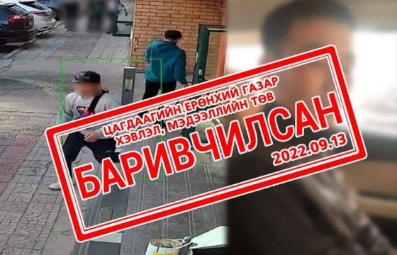 Найман настай хүүгийн гар утсыг хулгайлсан этгээдийг баривчилжээ