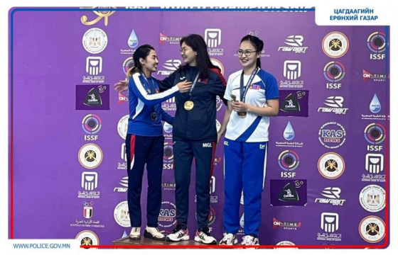 Ц.Мөнхзул буудлагын спортын Дэлхийн аварга боллоо