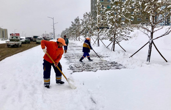 Зам, талбайн цас цэвэрлэгээний ажилд 120 тонн давс, бодисны зарцуулалт хийгдээд байна