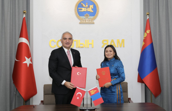 Турк Улсын Соёл, аялал жуулчлалын сайд Монголд айлчиллаа