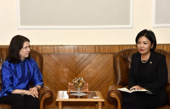 НҮБ-ын Хөгжлийн хөтөлбөрийн Суурин төлөөлөгч Илейн М.Конкиевичийг хүлээн авч уулзлаа