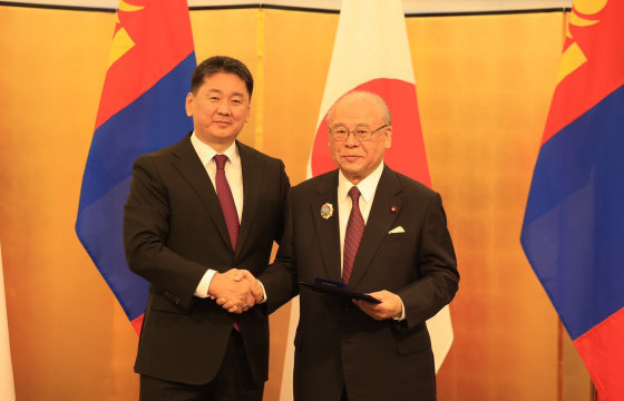 Монгол Улс, Япон Улсын хооронд дипломат харилцаа тогтоосны 50 жилийн ойг тохиолдуулан төрийн одон, медаль гардуулав