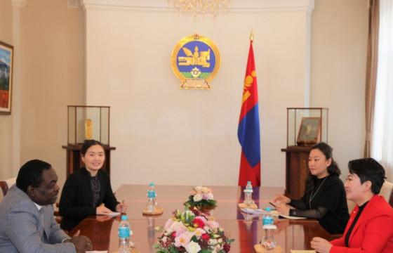 Гадаад харилцааны сайд Б.Батцэцэг НҮБ-ын Хүүхдийн сангийн суурин төлөөлөгчийг хүлээн авч уулзлаа
