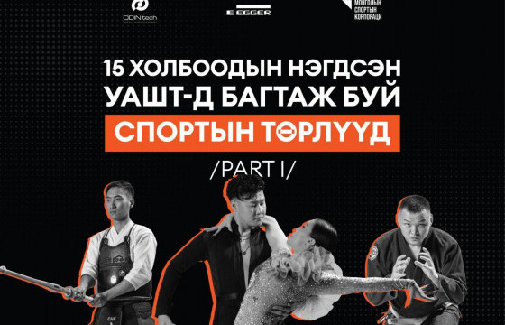 Монголын спортын 15 холбооны УАШТ болно