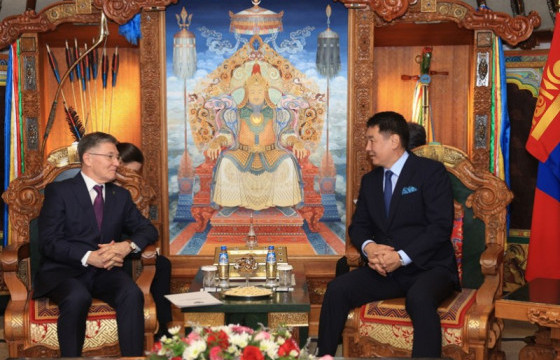 Монгол Улсын Ерөнхийлөгч У.Хүрэлсүхэд ОХУ-ын Элчин сайд бараалхлаа