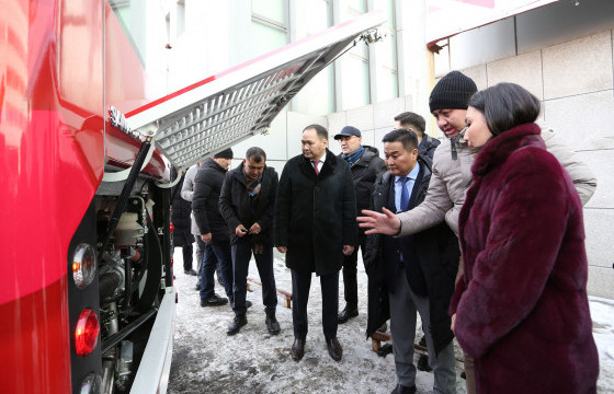 Узбекистаны үйлдвэрийн автобус Улаанбаатар хотод туршилтаар явна
