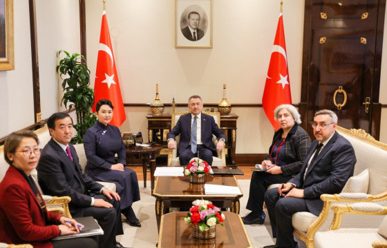 Гадаад харилцааны сайд Б.Батцэцэг БНТУ-ын Дэд Ерөнхийлөгч Фуат Октайд бараалхлаа